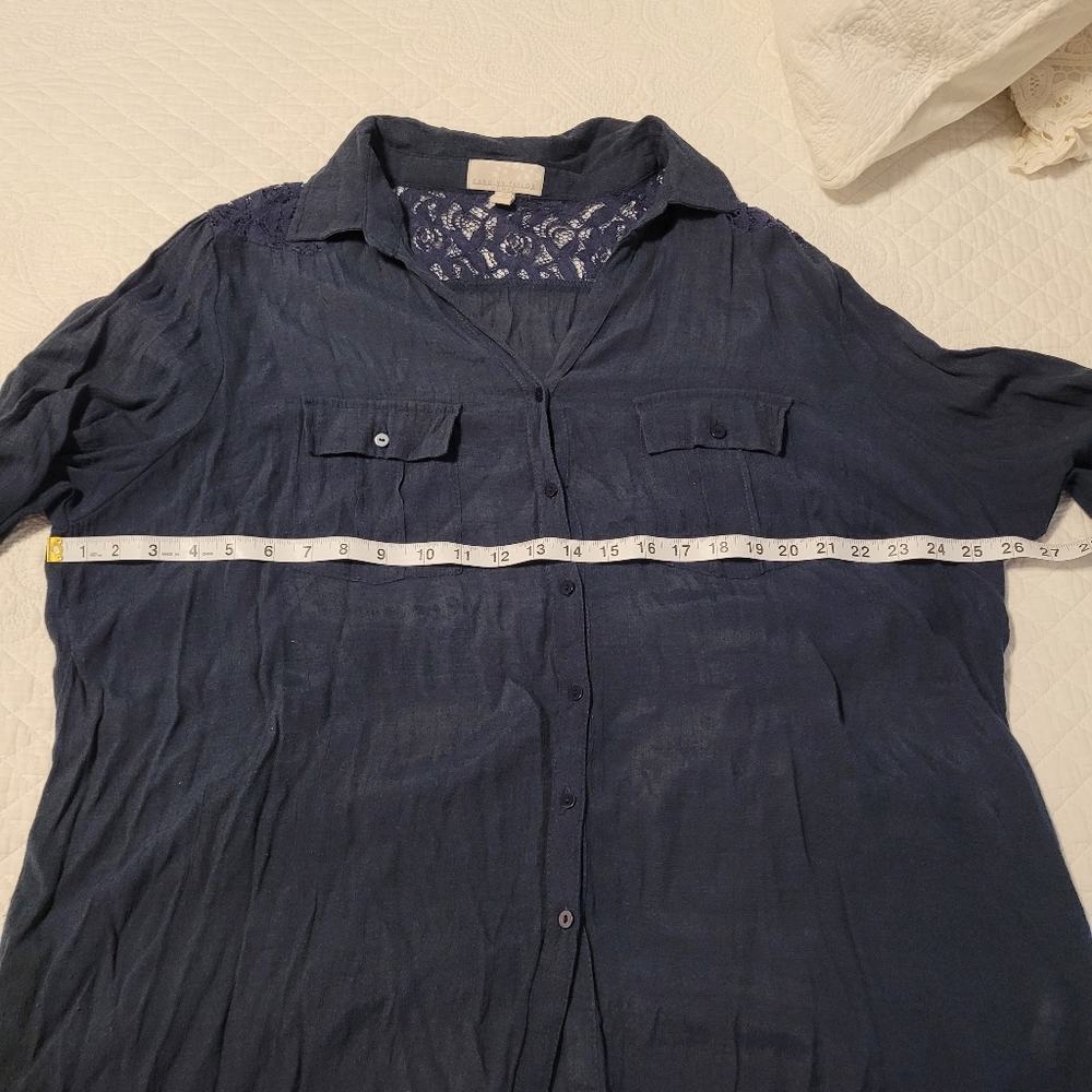 Navy blouse - Picture 4 of 4